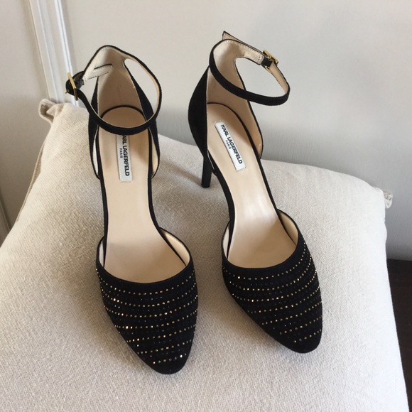 Karl Lagerfeld Strappy Heels Size 9.5 NWOT - Picture 6 of 8